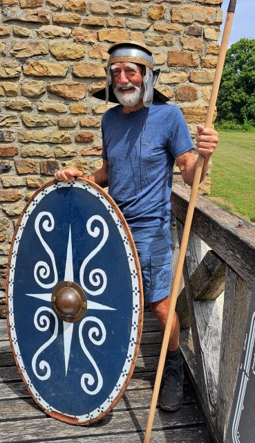 So könnten früher bei den Römern Legionäre ausgesehen haben.