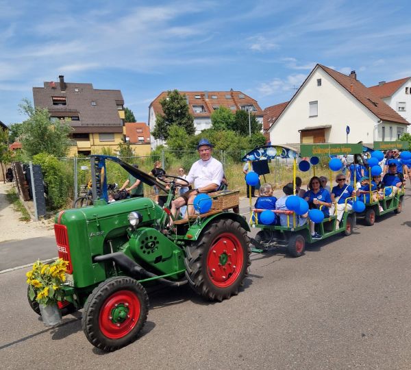 Zügle und Teilnehmer am Umzug
